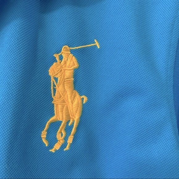 POLO RALPH LAUREN Double Collar Polo Shirt with Large Embroidered Logo - Picture 2 of 5